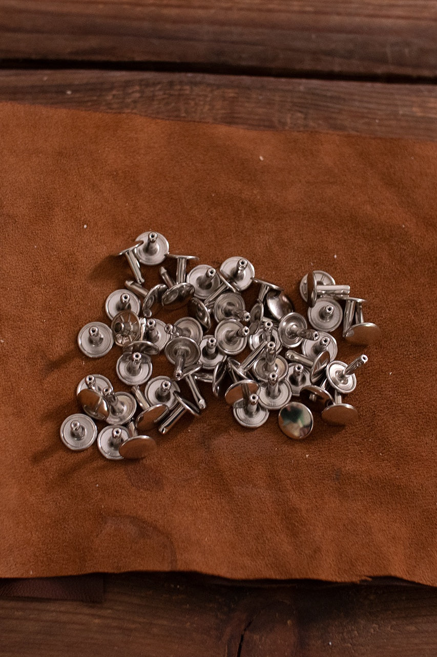Hollow Rivet KØ13.0 x L13.2 mm Iron/Nickel - Heavy Duty Fasteners for Metal Fabrication, Automotive & Industrial Applications