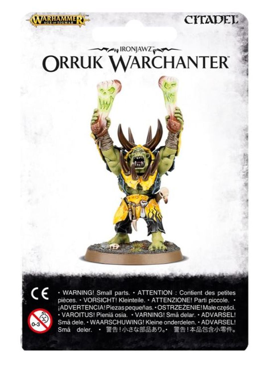 Age of Sigmar Ironjawz: Orruk Warchanter - Warhammer Fantasy Battle Miniature for Tabletop Gaming & Collecting