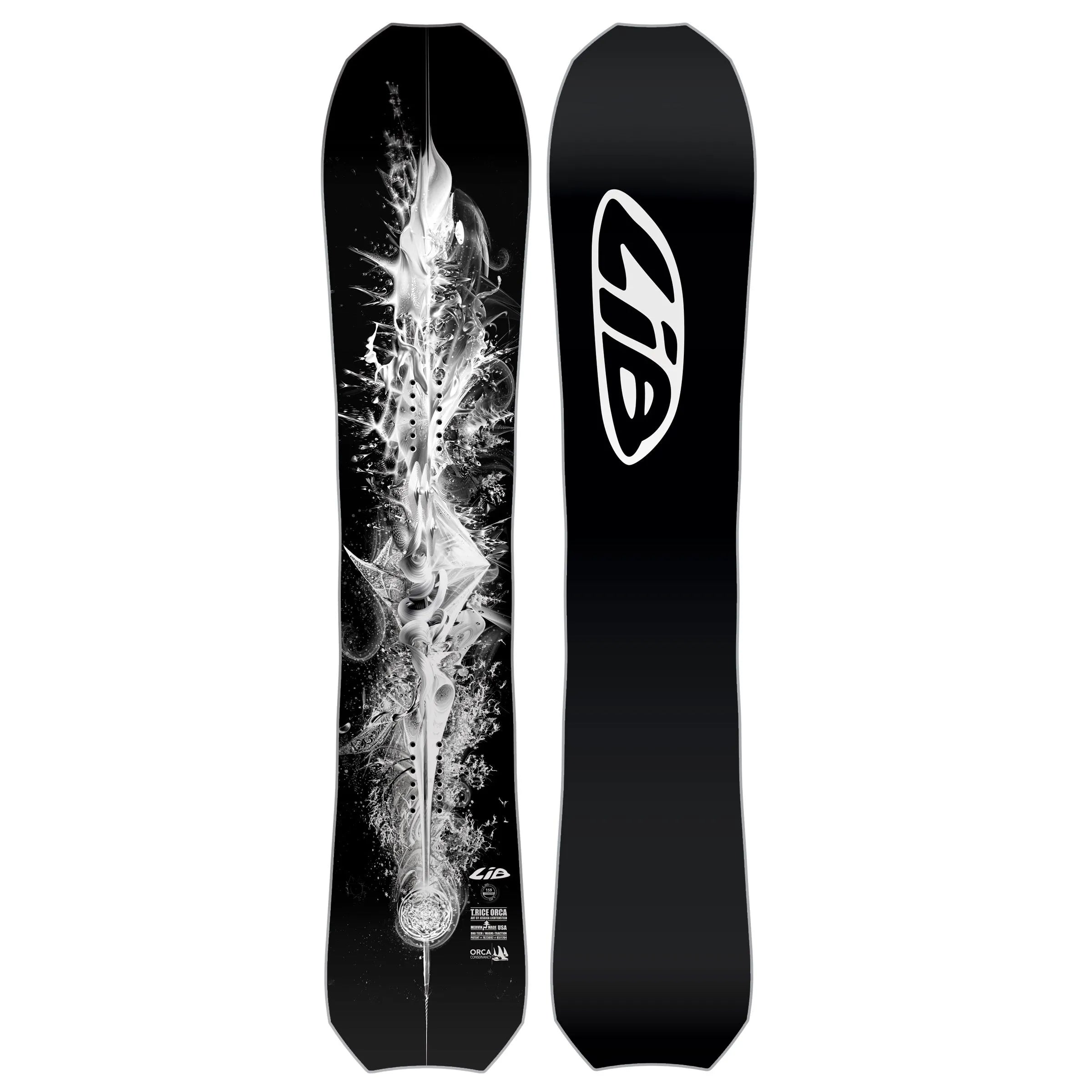 Lib Tech T.Rice Orca Snowboard 2025 - All-Mountain Freestyle Snowboard for Powder & Park Riding | Perfect for Backcountry Adventures & Resort Carving