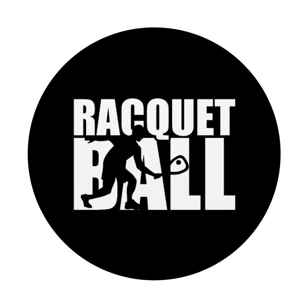 Racquetball Player PopSockets Grip & Stand for Smartphones & Tablets - Perfect for Sports Fans, Phone Accessories, and Hands-Free Viewing