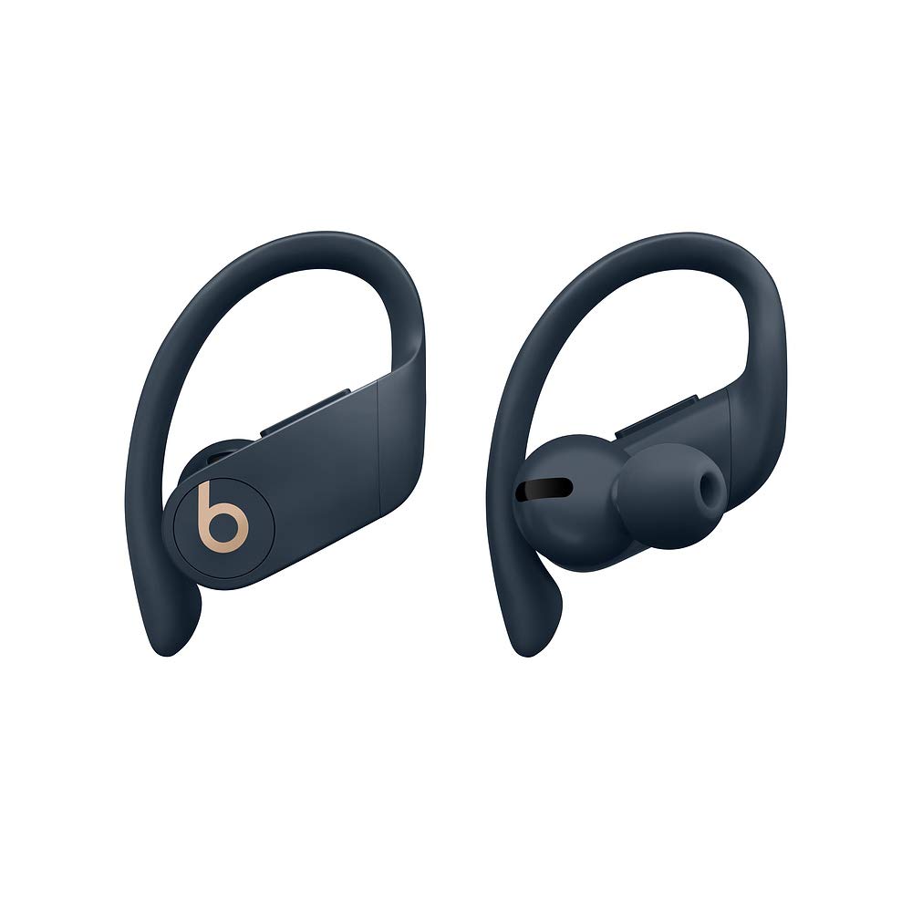 Powerbeats Pro Wireless Earbuds - Bluetooth Headphones with Charging Case, Lightning to USB-A Cable, Sweat & Water Resistant (Navy Blue) - Perfect for Gym, Running & Workouts