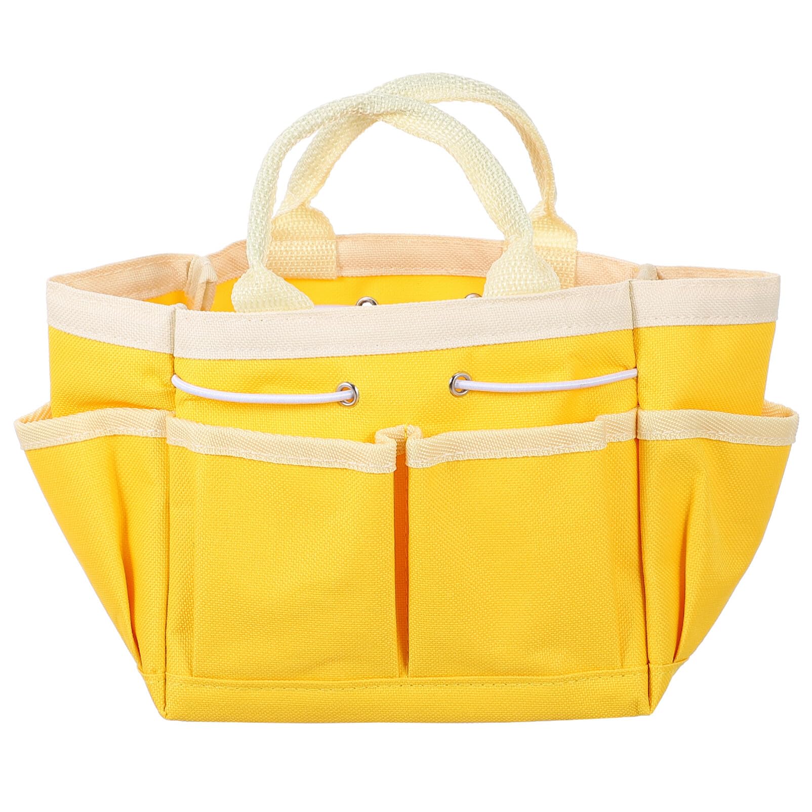 Uonlytech Heavy Duty Canvas Tool Organizer Bag with Multiple Pockets - Durable Garden Tool Carrier Tote for Gardening, Landscaping & DIY Projects - Perfect for Organizing Hand Tools, Pruners & Small Equipment