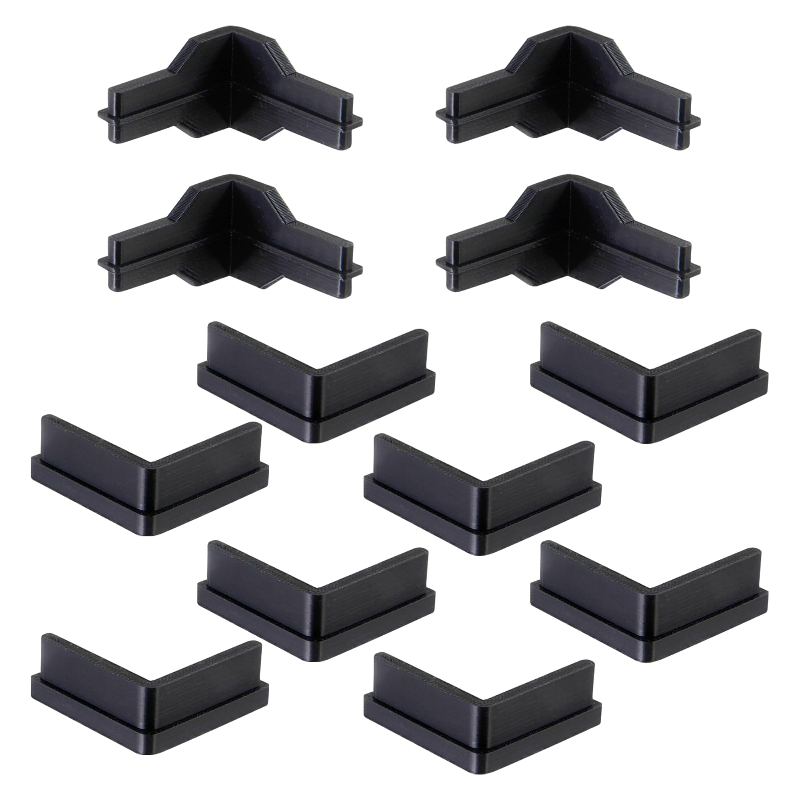 Durable Post Insert Corner Connector, Feet, and Caps for Shelving Units - Easy Installation, Compatible with Costco Shelves | Perfect for Garage Storage, Closet Organization & Retail Display