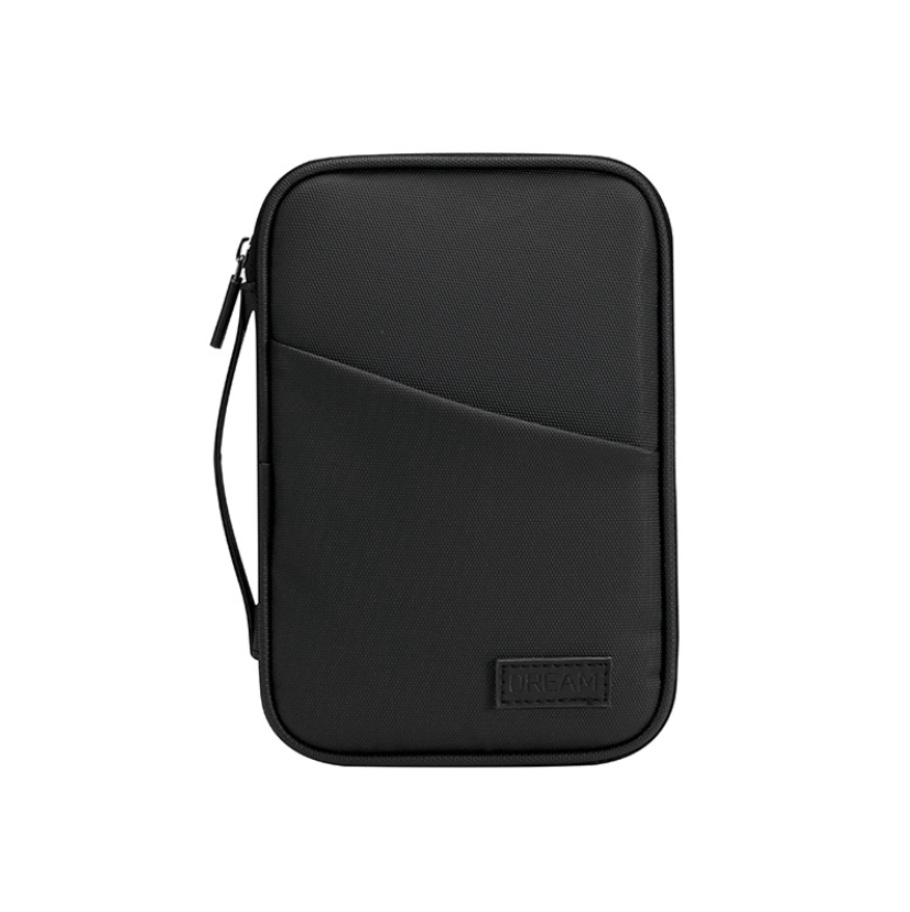 Premium CT2401 RFID Blocking Passport Holder & Travel Wallet - Black | Secure Document Organizer for International Flights, Vacations & Business Trips