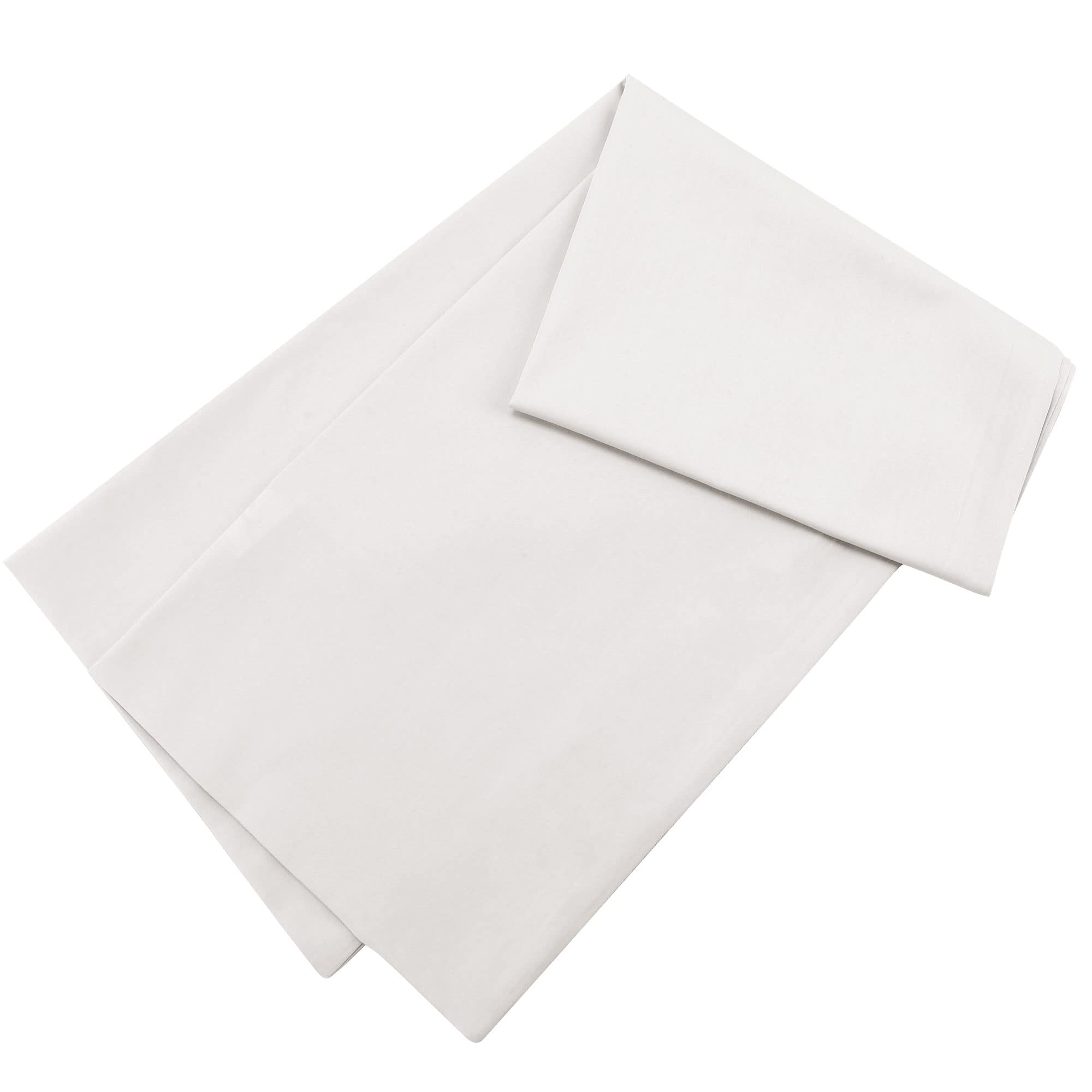 PiccoCasa 400-Thread-Count Cotton Body Pillow Cover with Zipper Closure - 20x54 Inches, Isabelline | Soft & Breathable Pillowcase for Sleeping, Pregnancy Support & Home Decor