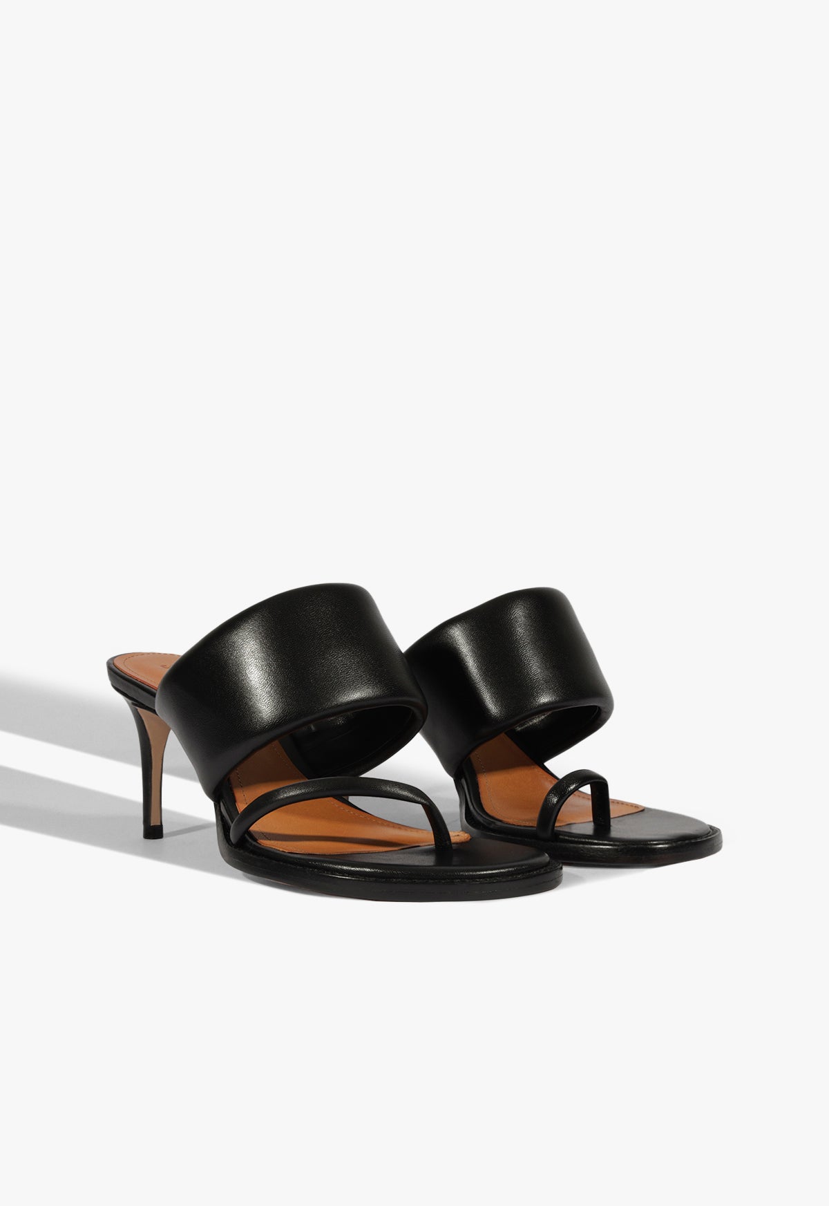 Alba Leather Sandals for Women - Comfortable Mid Heel (2.5