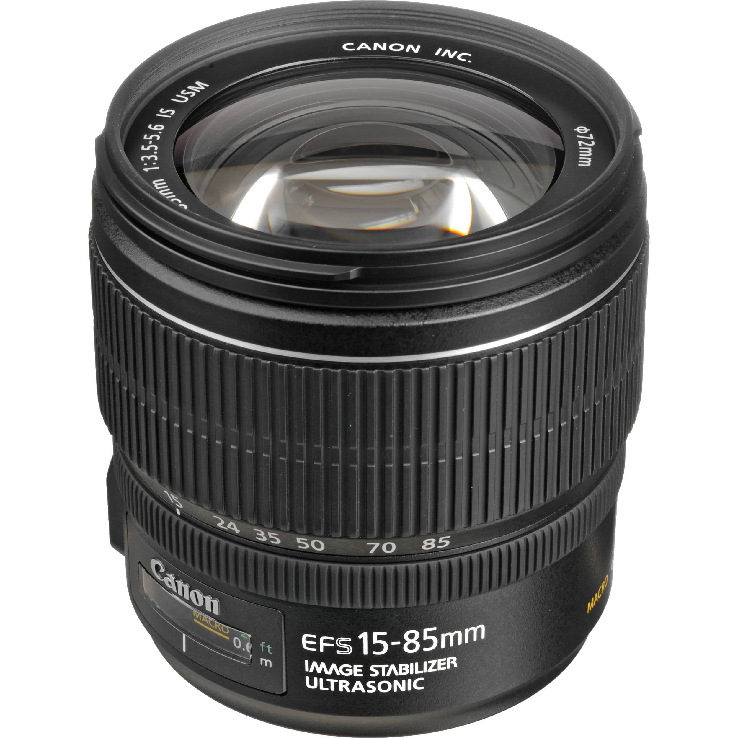 Canon EF-S 15-85mm f/3.5-5.6 IS USM Zoom Lens for DSLR Cameras - Perfect for Travel, Landscape & Portrait Photography