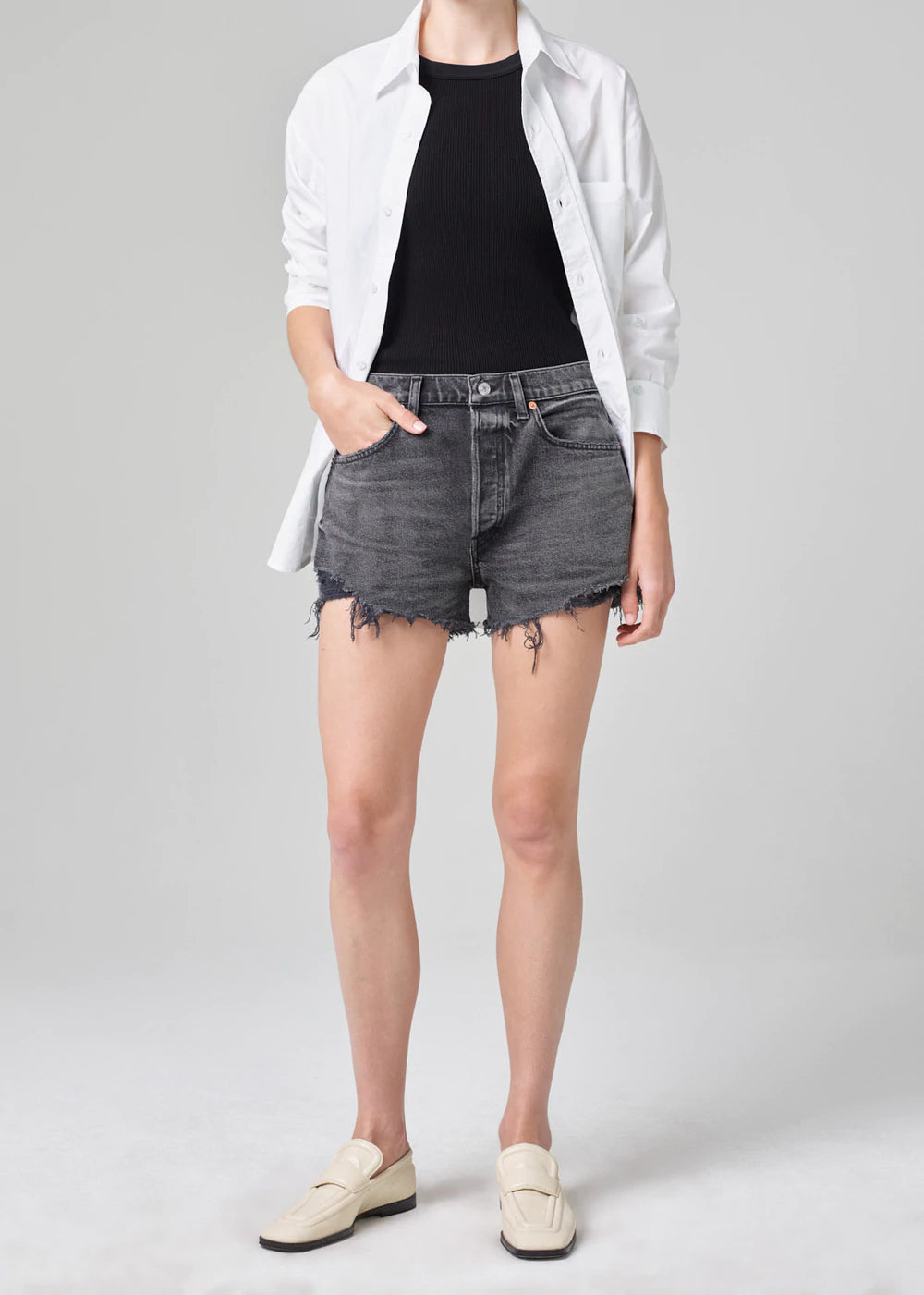Annabelle Women's High-Waisted Stretchy Shorts - Comfortable Casual Summer Shorts for Yoga, Running, Travel & Lounge Wear