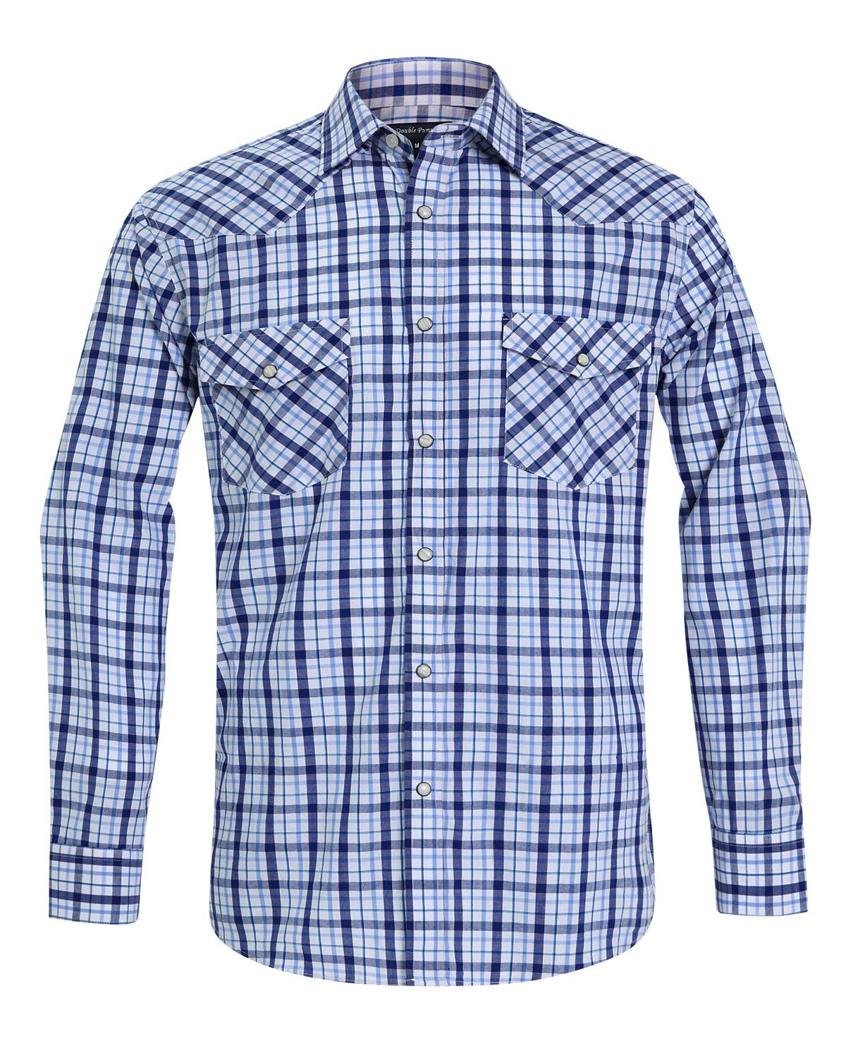 Men's Western Snap Button Plaid Shirts - Long Sleeve Casual Shirt for Men | Perfect for Rodeo, Country Music Festivals & Outdoor Adventures