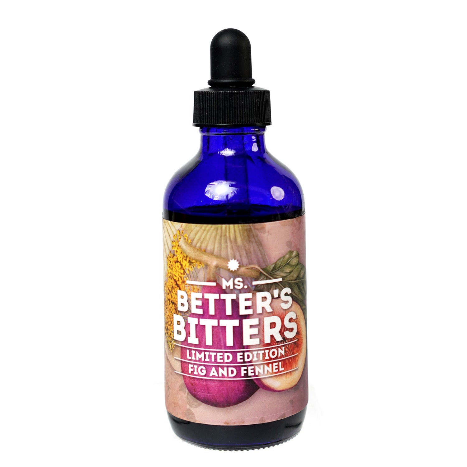 Ms Better's Bitters - Premium Fig & Fennel Herbal Bitters (4oz) - Perfect for Cocktails, Mocktails & Digestive Health
