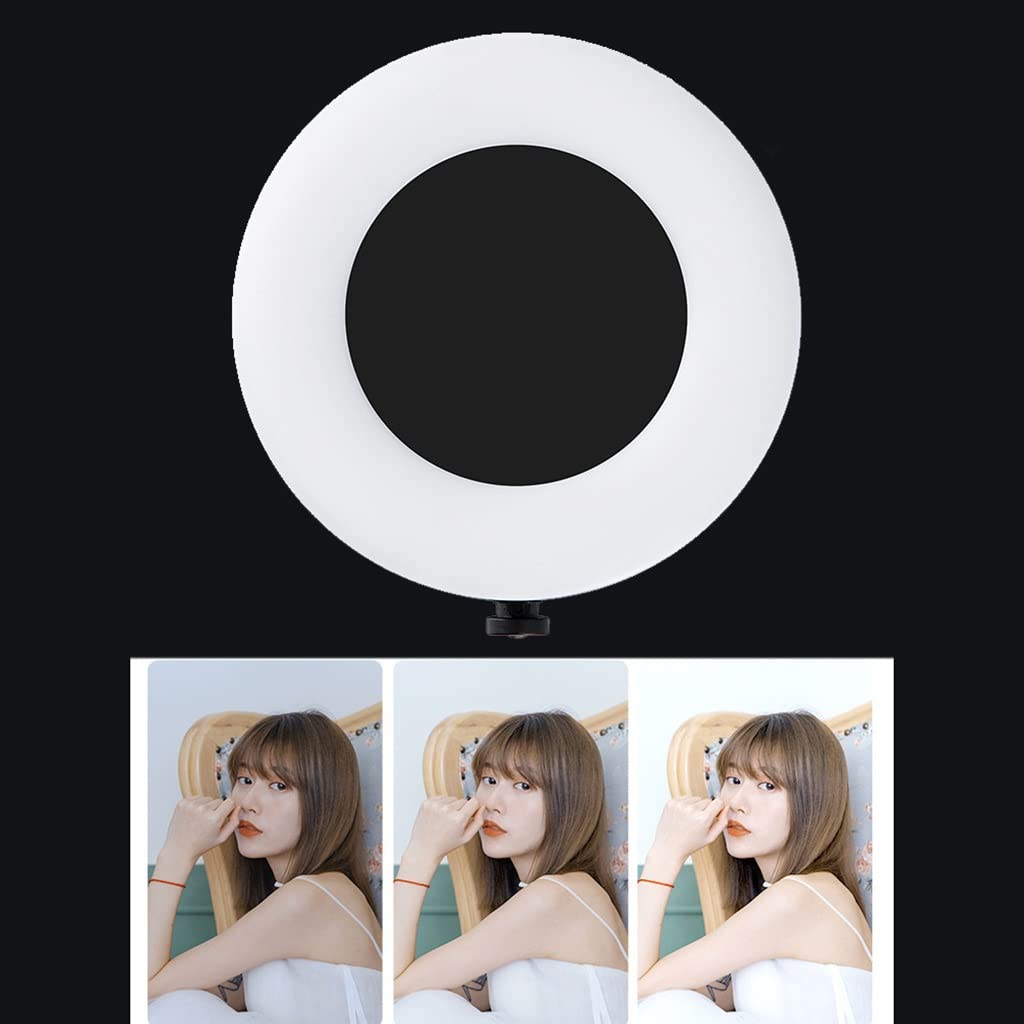 3 Inch LED Ring Light with Tripod & Phone Holder - Selfie Light for Makeup, YouTube, TikTok Videos, Live Streaming & Zoom Meetings - Perfect for Content Creators, Vloggers & Home Office Setup