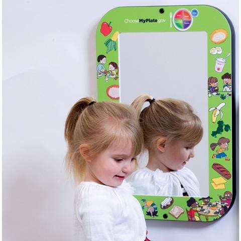 MyPlate Mirror - Shatterproof Acrylic Wall Mirror for Home Gym, Yoga, Dance & Fitness - Lightweight & Durable Workout Mirror for Home Exercise & Studio Training