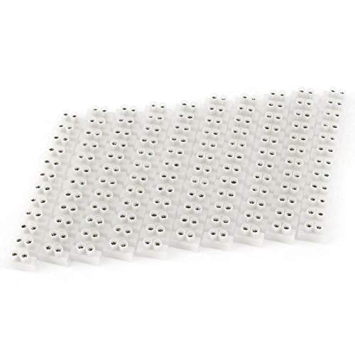 360V 10A Dual Row Screw Terminal Block - 10pcs 12-Terminal Electric Barrier Connector Strips for Industrial Control & Power Distribution Systems - Perfect for Circuit Wiring, Electrical Panels and DIY Electronics Projects