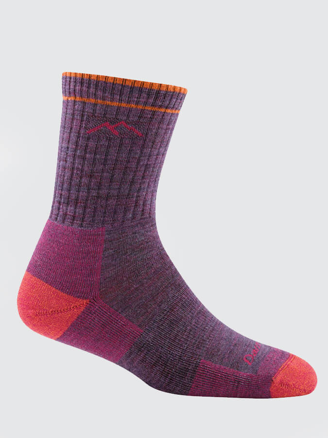 Darn Tough 1903 Women's Hiking Socks - Micro Crew Cushion Socks for Outdoor Adventures, Trekking & Cold Weather Comfort