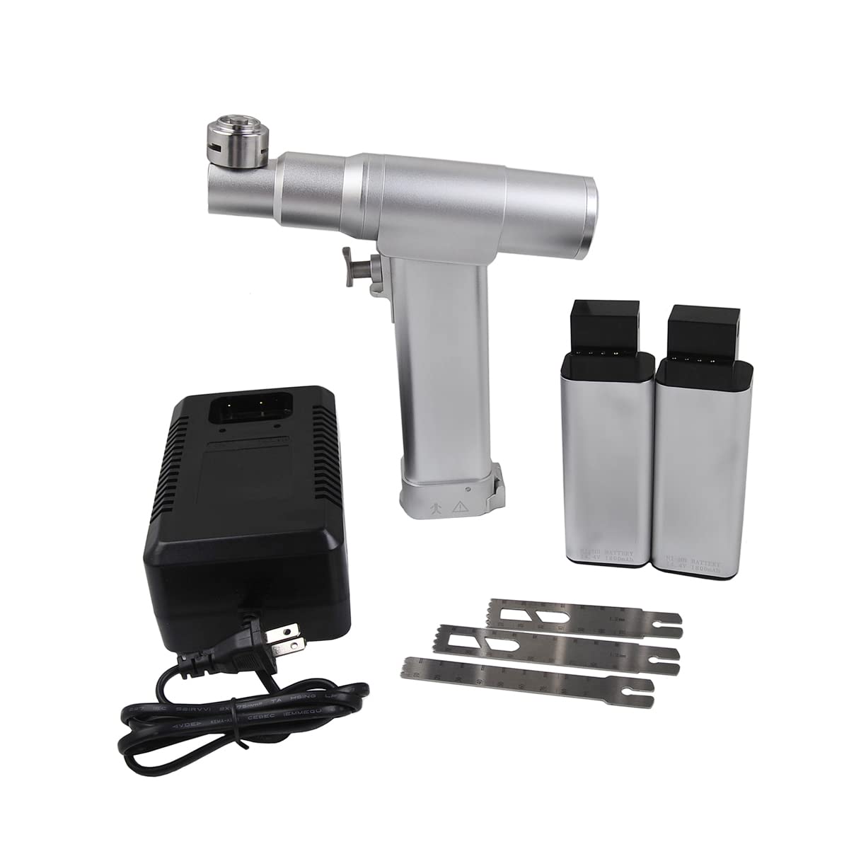Electric Bone Cutting Oscillating Saw for Orthopedic Surgery & Veterinary Use - Sterilizable with Included Case - Ideal for Small Animal Surgery, Trauma Procedures & Emergency Vet Care