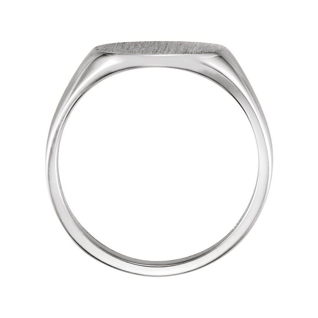 925 Sterling Silver Signet Ring for Women - Size 6 | Classic Elegant Jewelry for Everyday Wear, Gift Giving & Special Occasions