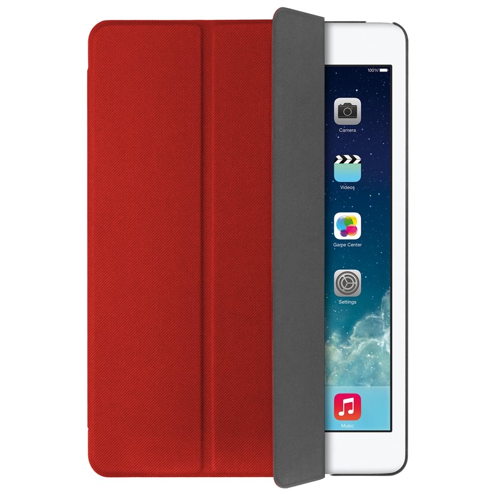 Premium Leather Ledger Folio Case for Apple iPad Air (CSF1IPDA-RD) - Slim Protective Cover with Auto Sleep/Wake | Perfect for Business, Travel & Everyday Use