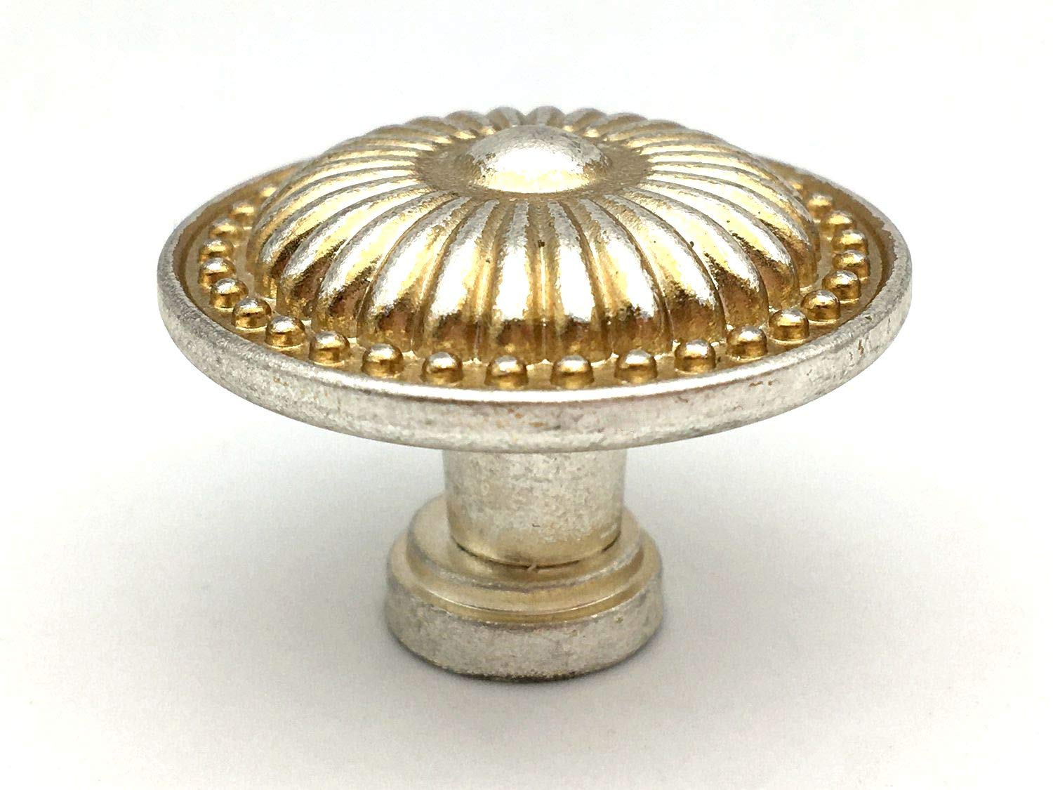 Vintage Silver Drawer Knobs - 1.25