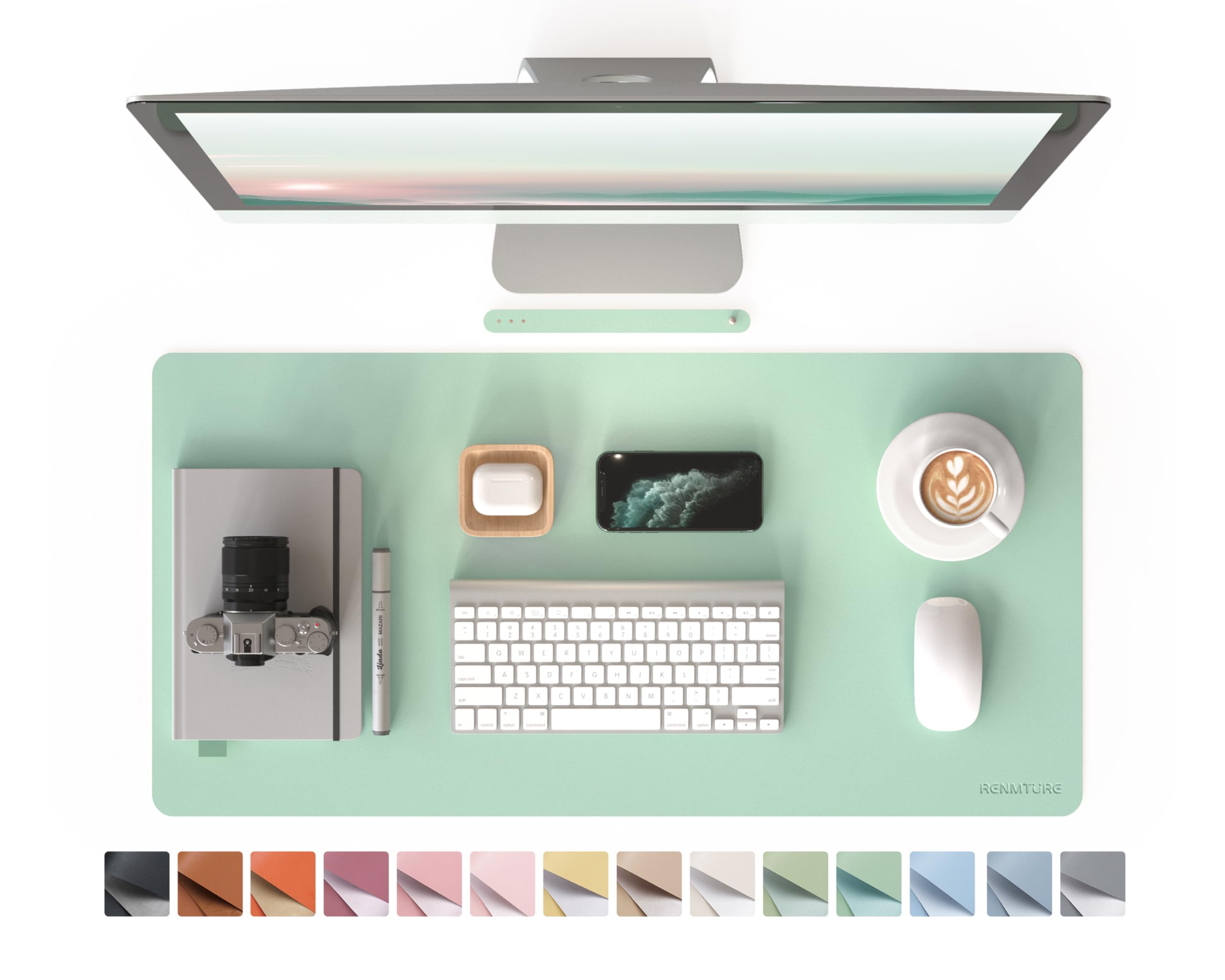 Premium PU Leather Mouse Pad - Large 32