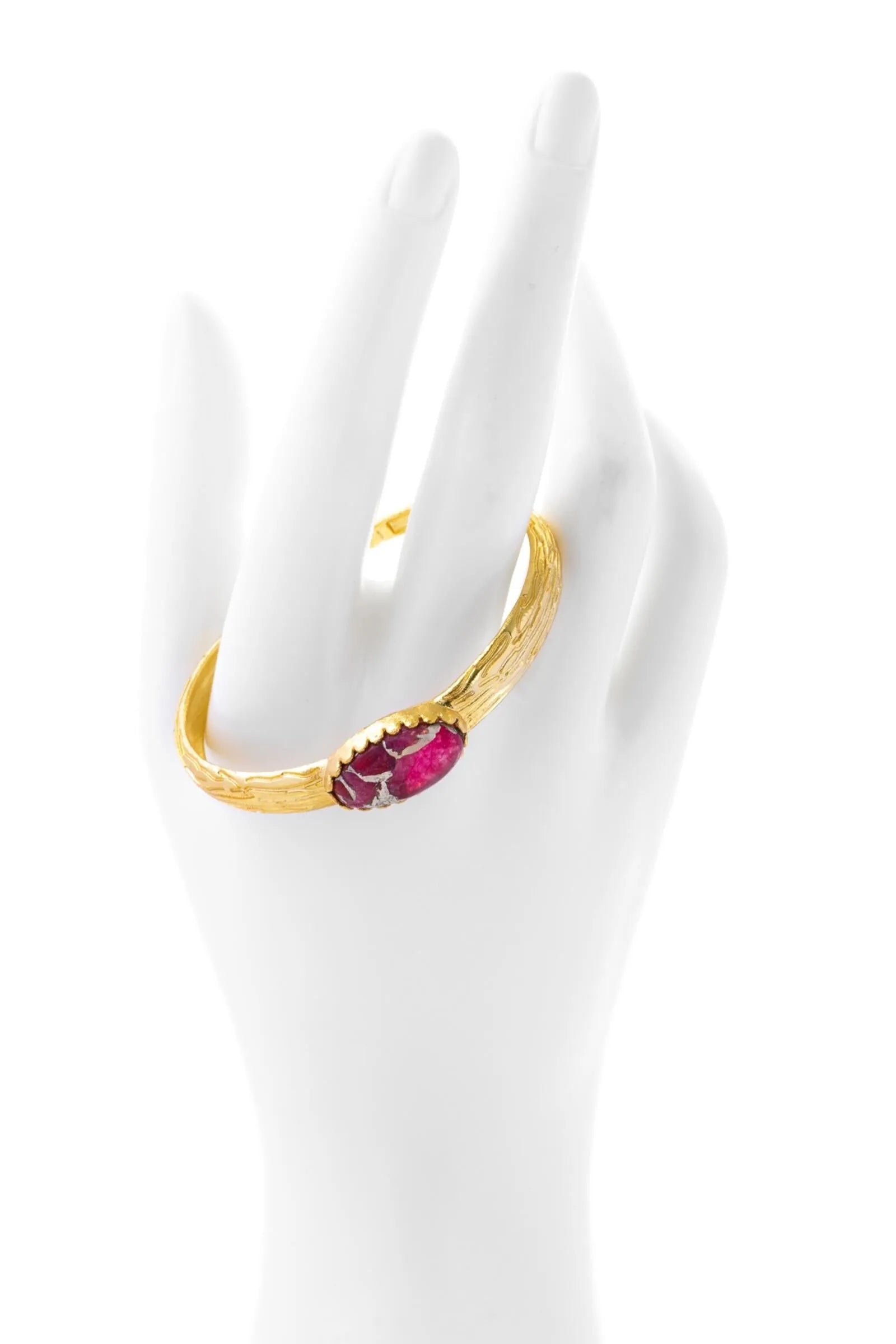 Exquisite Gemstone Cuff Bracelet for Women - Handmade Boho Jewelry with Natural Stones - Perfect for Weddings, Parties & Everyday Wear