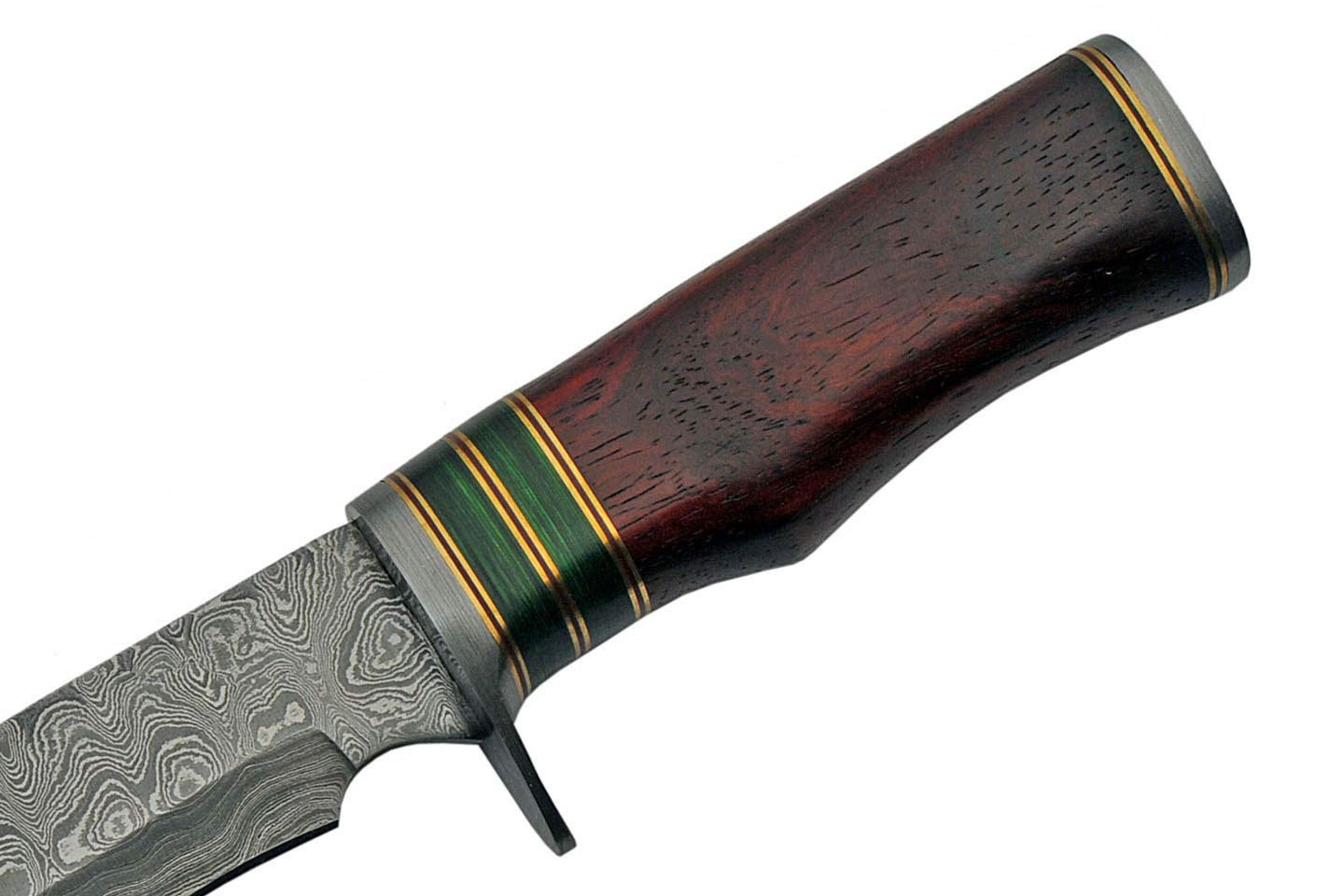 Premium Damascus Steel Exotic Bowie Knife - 15