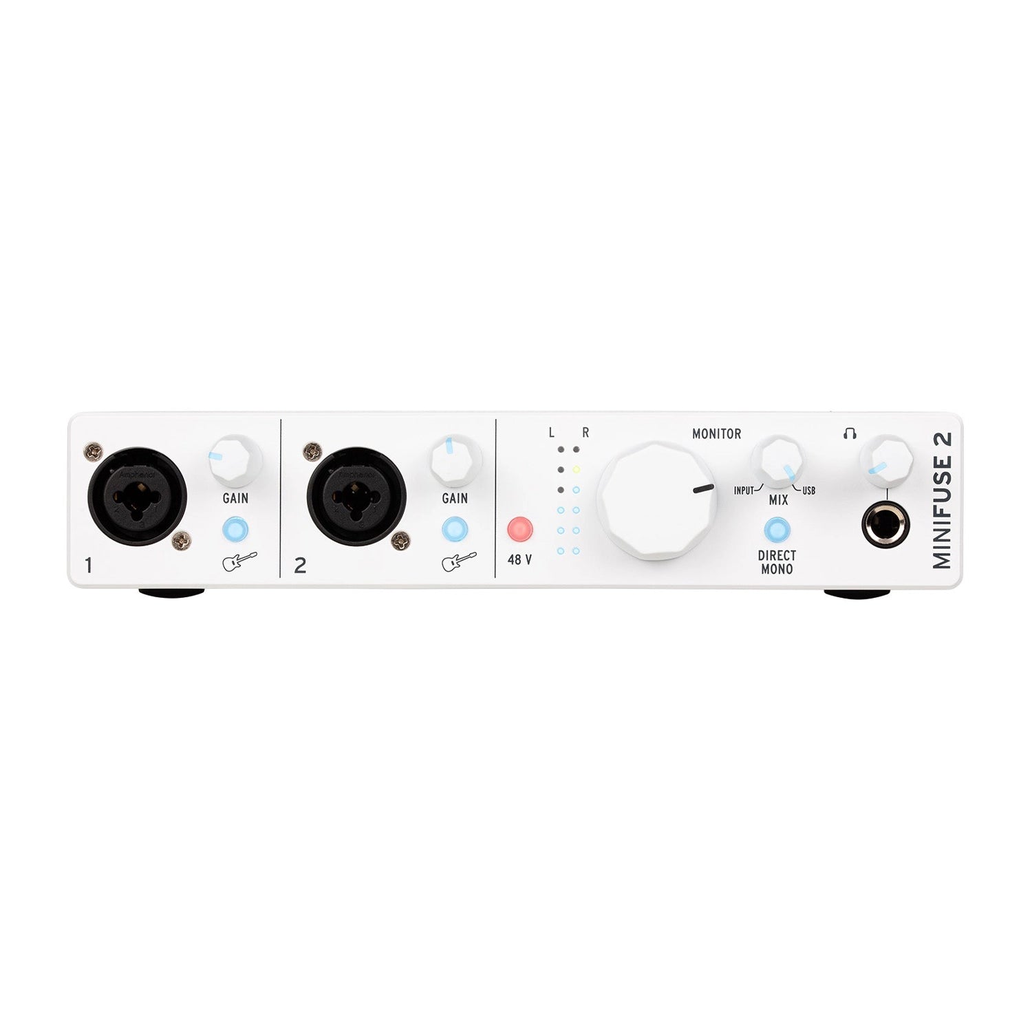 Arturia Minifuse 2 USB-C Audio Interface - 2-In/2-Out Studio Recording for Music Production, Podcasting & Home Recording | Compact USB Audio Interface with High-Quality Preamps