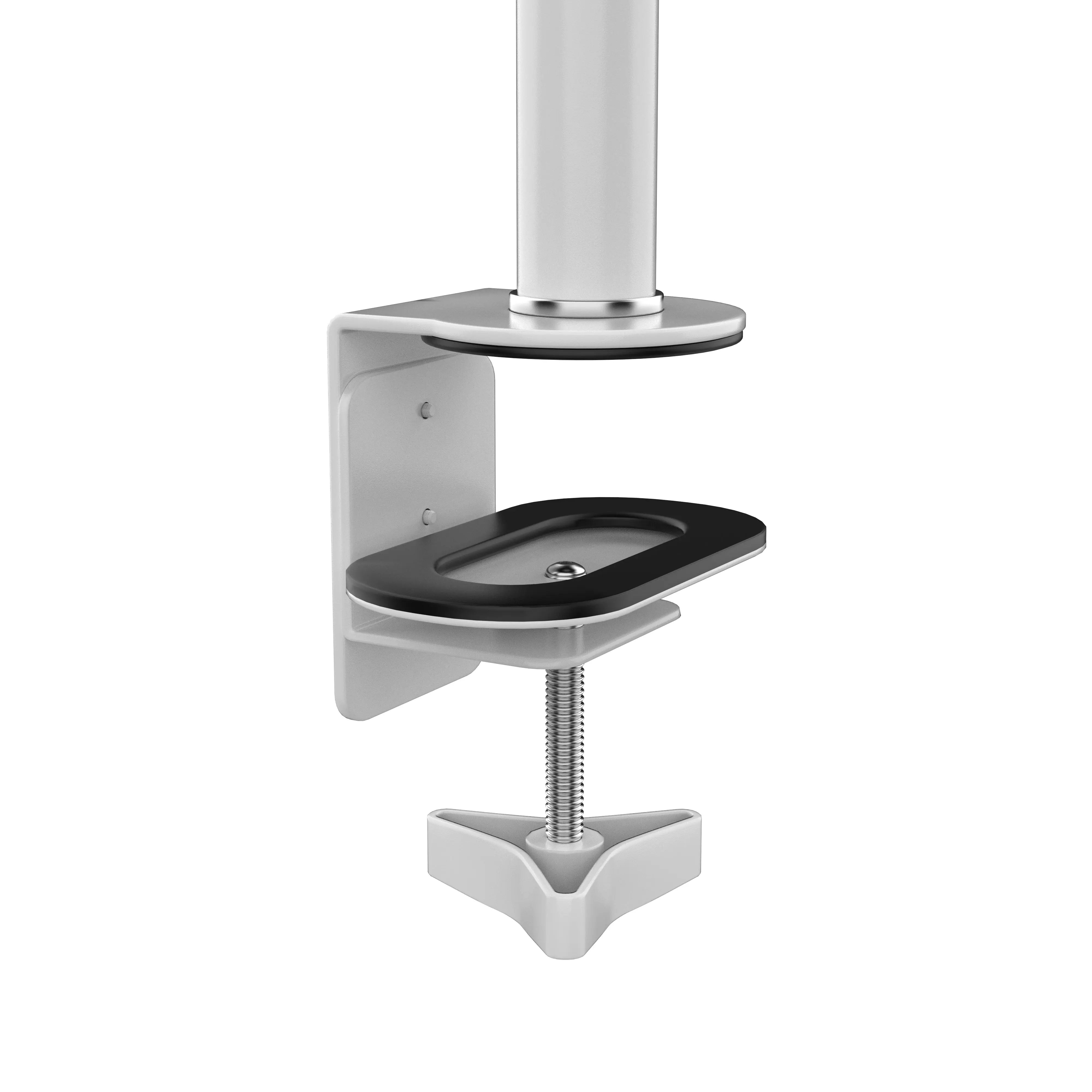 Adjustable Articulating Laptop Mount with Pole Clamp - Perfect for Standing Desks, Home Offices, and Studio Setups