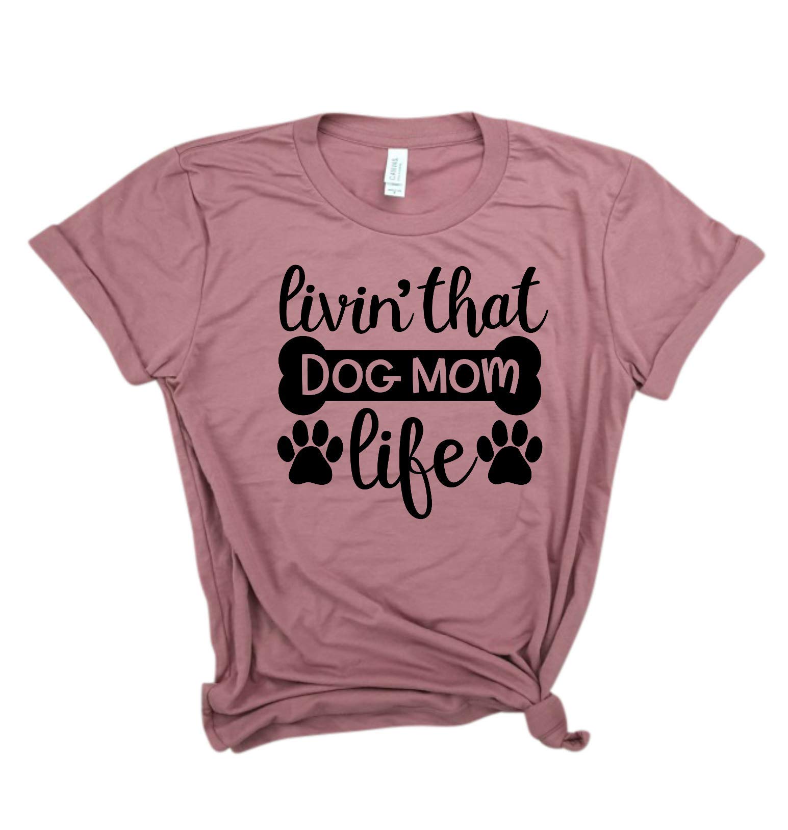 Dog Mom Shirt - Cute Fur Mama & Animal Lover T-Shirt for Yoga, Brunch & Casual Wear - Perfect Gift for Dog Lovers & Cat Owners