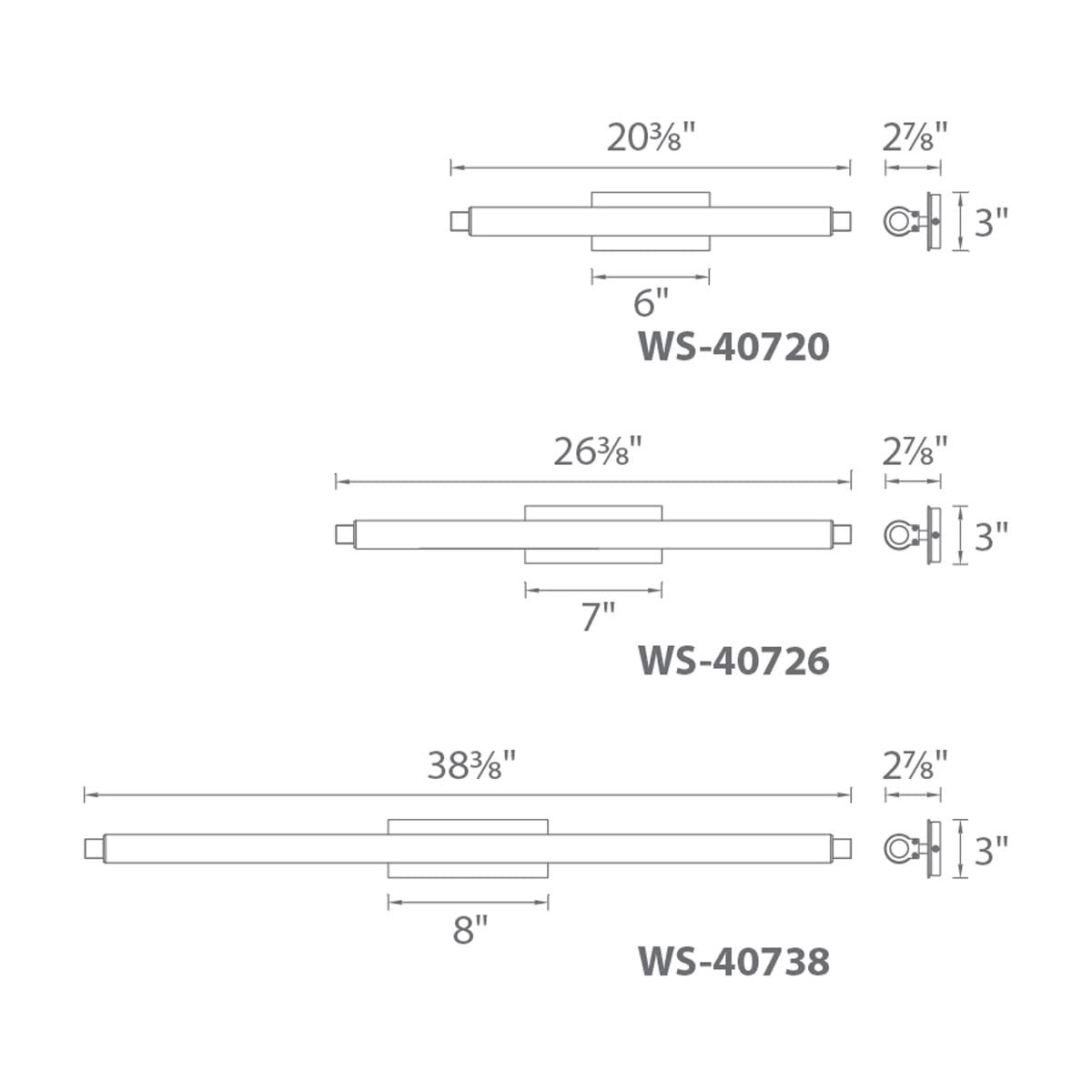 WAC Lighting dweLED Vista 20 Inch LED Bathroom Vanity Light - 3000K Warm White - Brushed Aluminum Finish - Perfect for Bathroom Mirror Lighting & Modern Home Decor
