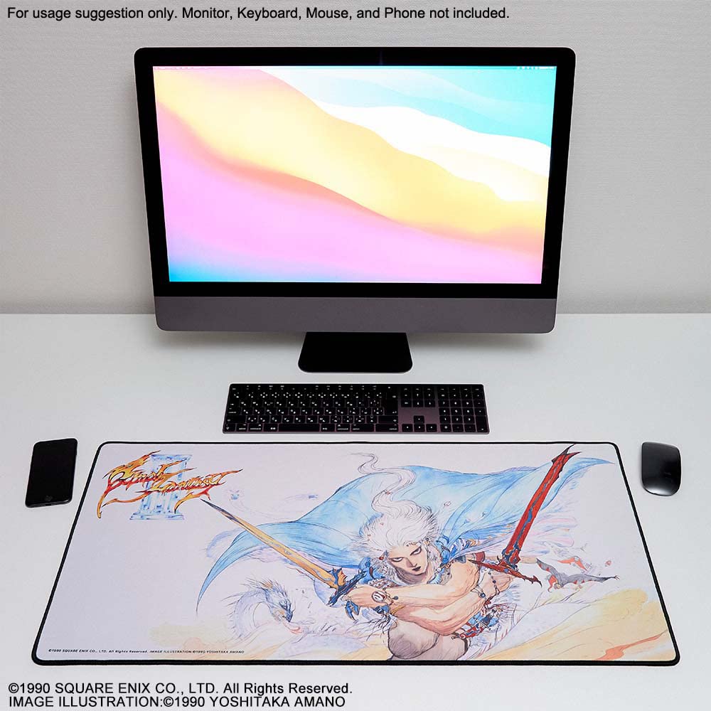 Final Fantasy III Gaming Mouse Pad - Non-Slip Rubber Base, Smooth Polyester Surface for PC & Laptop - Perfect for RPG, MMO & Office Use