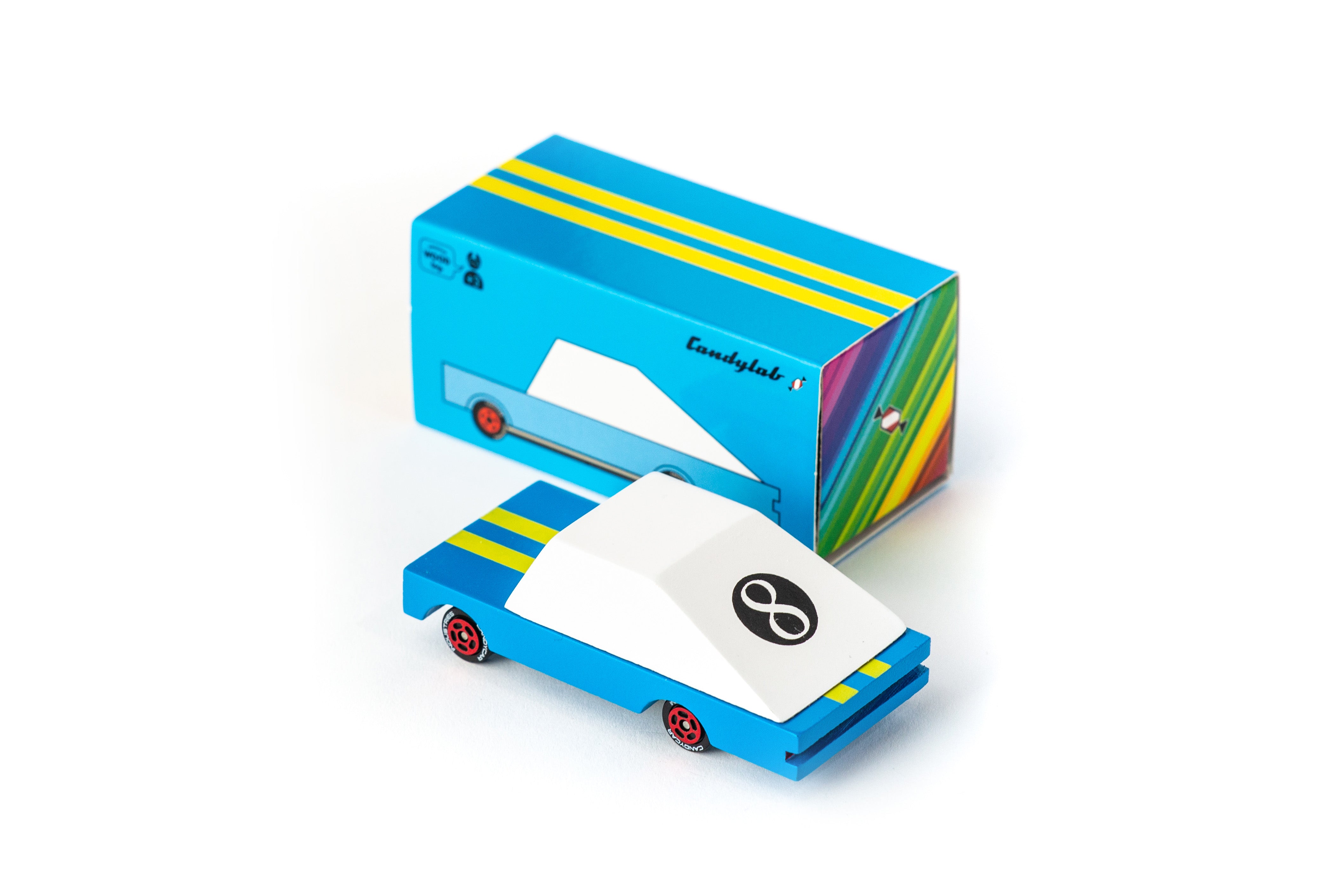 Candycar Blue Racer #8 Toy Car - High-Speed Remote Control Racing Car for Kids - Perfect for Indoor & Outdoor Play, Birthday Gifts, and Racing Competitions