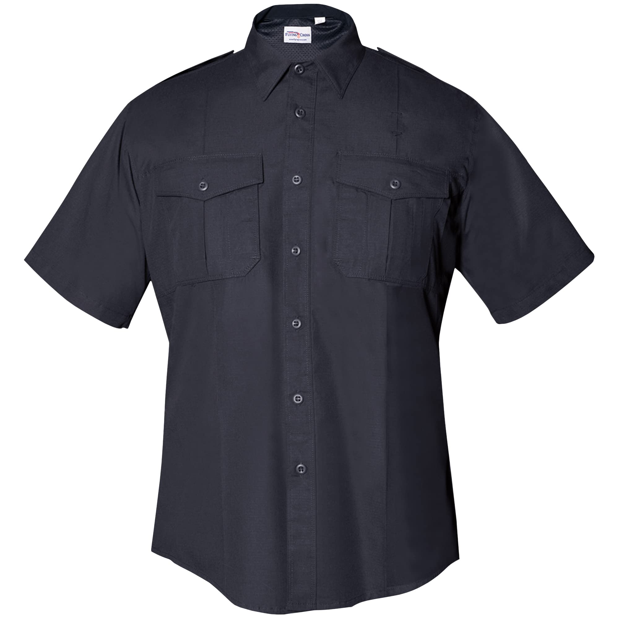 FX STAT Men's Law Enforcement Shirts - Police, Sheriff, EMT, Firefighter, Paramedic & Security Short Sleeve Uniform Shirts | Professional Duty Wear for First Responders & Public Safety Officers