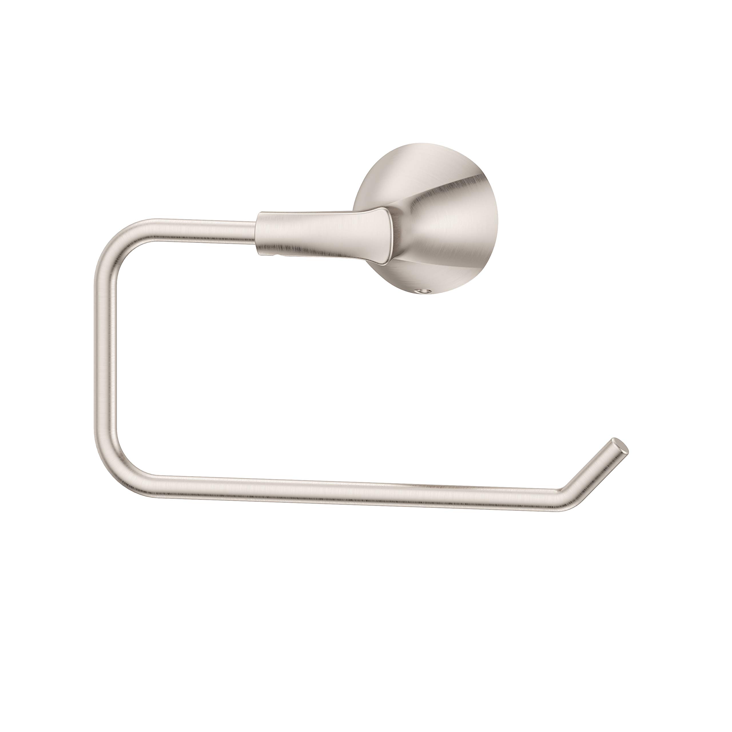Pfister Willa Brushed Nickel Towel Ring - Wall Mounted Bathroom Hand Towel Holder with Screw-In Installation - Perfect for Powder Rooms, Guest Baths & Spa-Style Decor