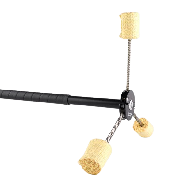 Collapsible Dragon Staff Pro - Professional Fire Performance Prop for Flow Arts, Circus & Dance - Perfect for Performers, Fire Spinners & LED Flow Artists