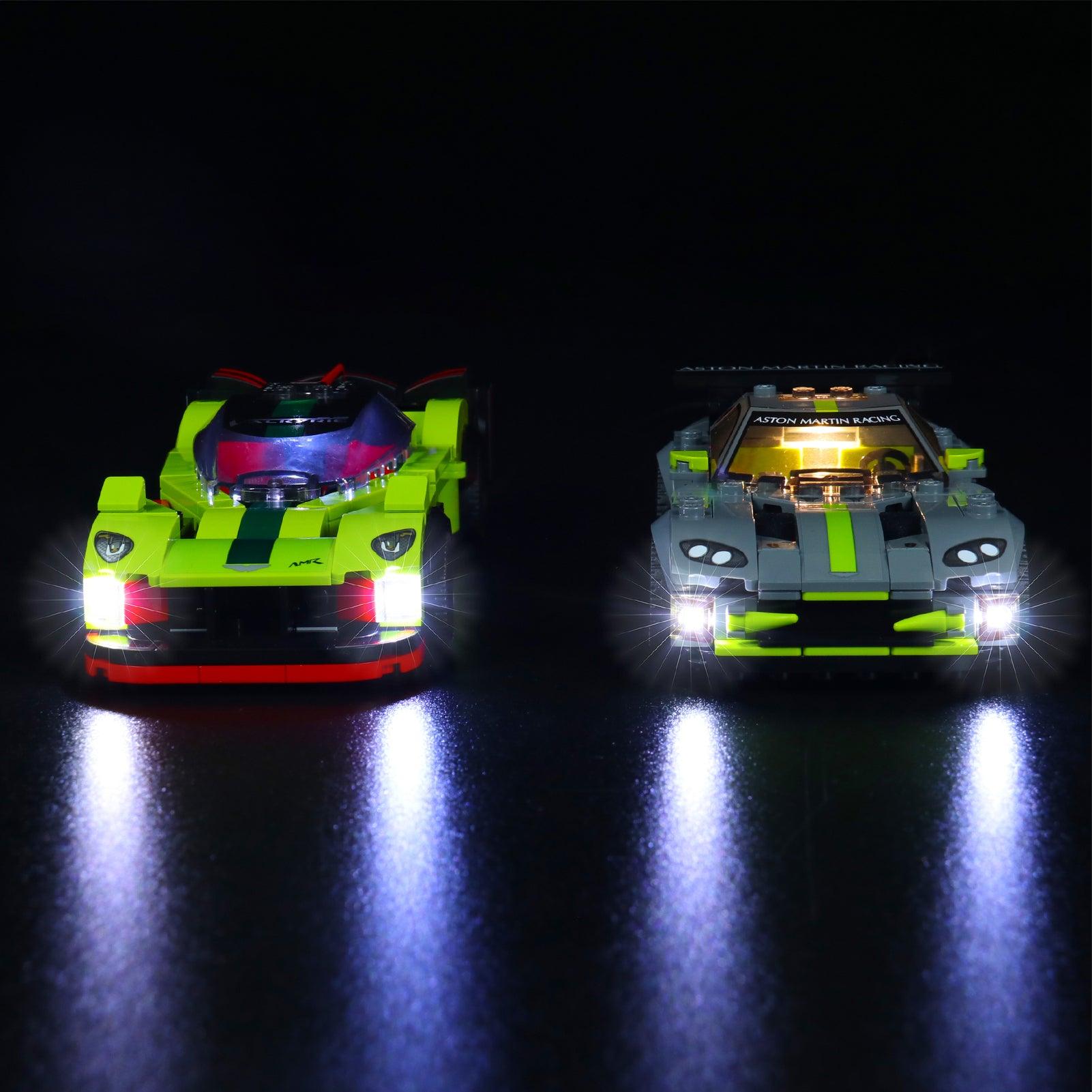 LEGO Speed Champions 76910 Aston Martin Light Kit – DIY Lighting Set for Car Models – Perfect for Display & Nighttime Play