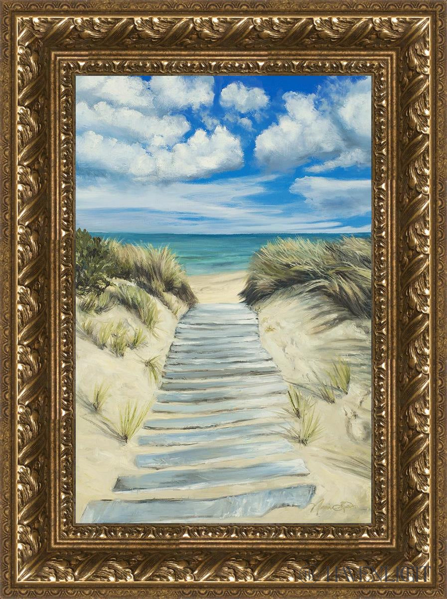 Seaside Decor - Handcrafted Broken Path Mosaic Art Piece for Home & Garden Wall Decor | Perfect for Beach House, Coastal Living Room, or Outdoor Patio