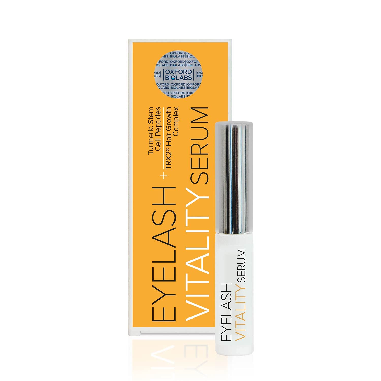 Oxford Biolabs Eyelash & Brow Growth Serum - Natural Lash Enhancing Formula for Longer, Thicker Lashes & Brows | Perfect for Daily Use & Special Occasions