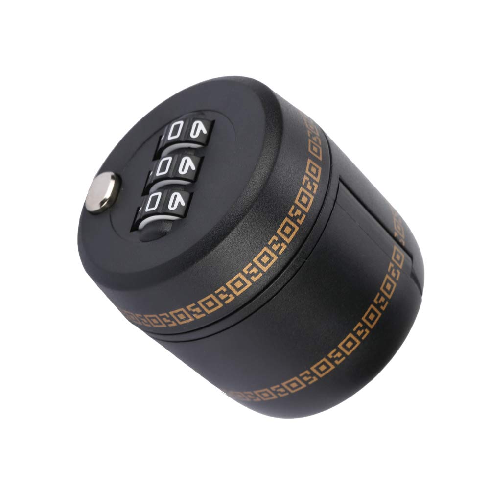 Gernie 3-Digit Combination Lock for Alcohol Bottles - Secure Password Protector for Milk, Liquor & Beverage Containers - Screw-Pull Levers Design - Ideal for Home, Bar, Travel & Child Safety