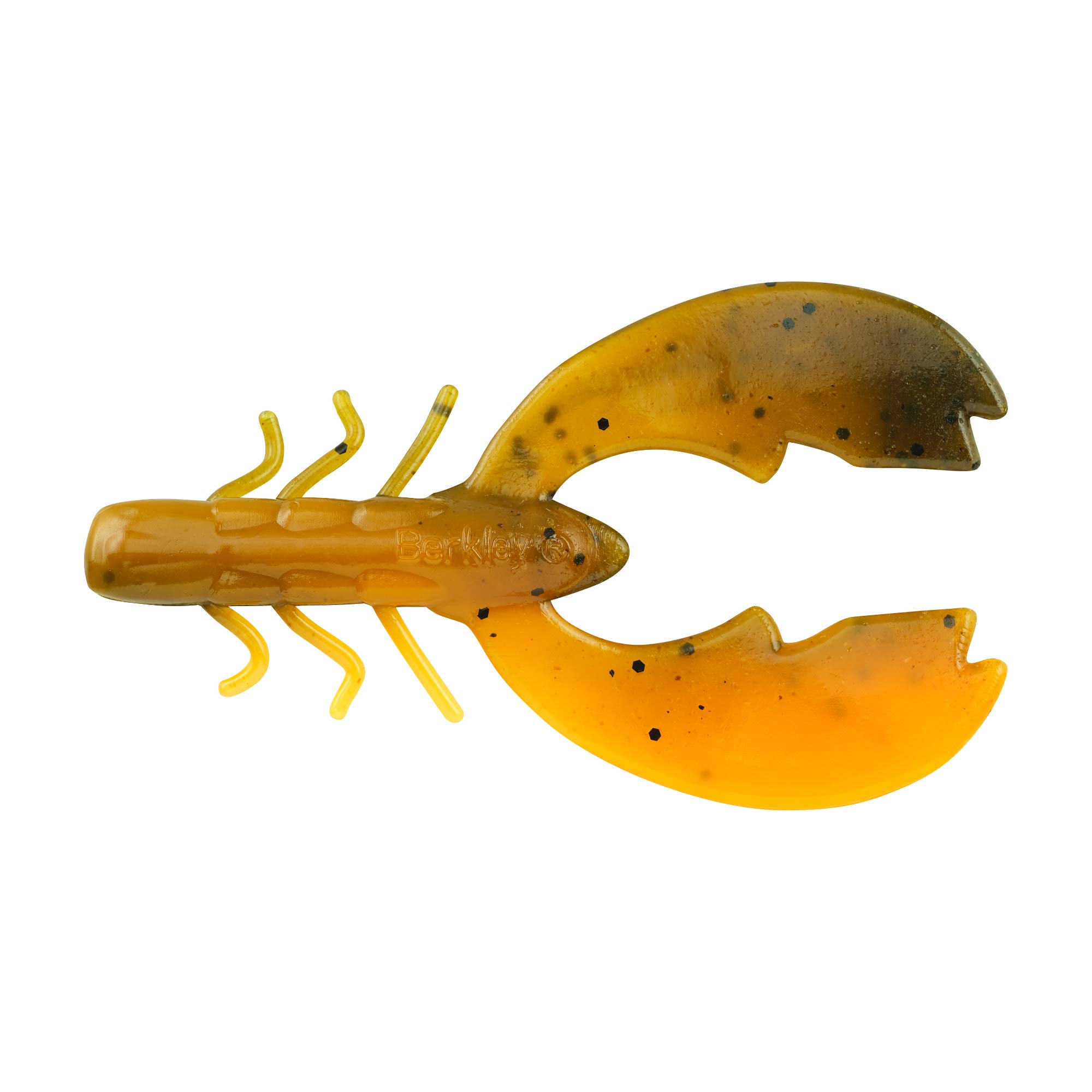 Berkley PowerBait Crazy Legs Chigger Craw Soft Plastic Fishing Lures - 8 Pack for Bass, Trout & Freshwater Fishing - Ideal for Casting, Jigging & Drop Shot Techniques