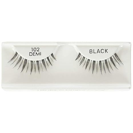 Ardell Black Demi 102 False Eyelashes - Natural Looking Wispy Lashes for Everyday Wear & Special Occasions