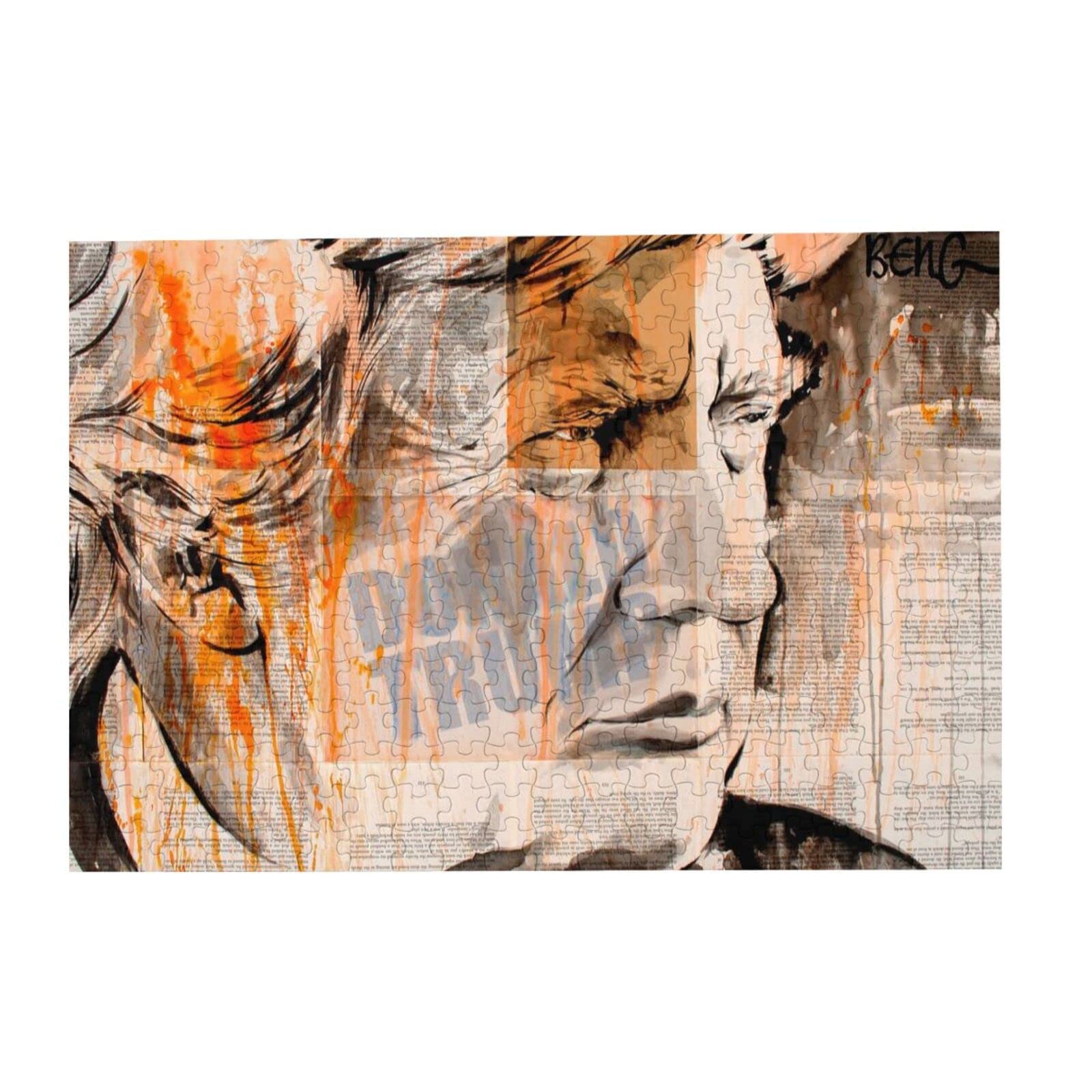 300-Piece Vintage Donald Trump Jigsaw Puzzle for Adults & Teens - Large DIY Puzzle Game for Stress Relief & IQ Challenge - Fun Home Activity & Party Game