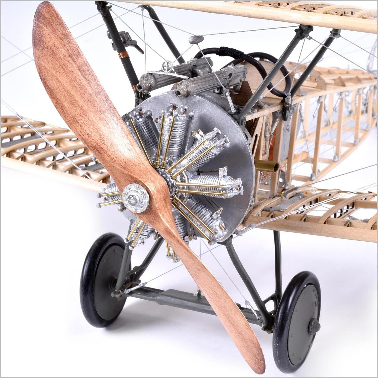 SOPWITH Camel 1:16 Scale WWI Biplane Model Kit - MA1030 Wood & Metal Assembly Model Airplane with Historical Accuracy | Perfect for Collectors, WWI Enthusiasts & DIY Hobbyists | Great for Home Display, Office Decor & Aviation Gifts