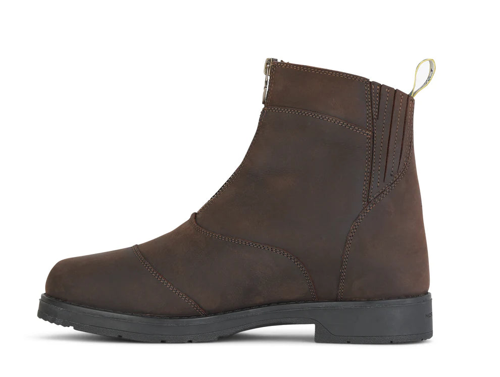Shires Moretta Emilia Paddock Boots for Women - Comfortable Brown Leather Riding Boots for Equestrian, Horseback Riding & Stable Work