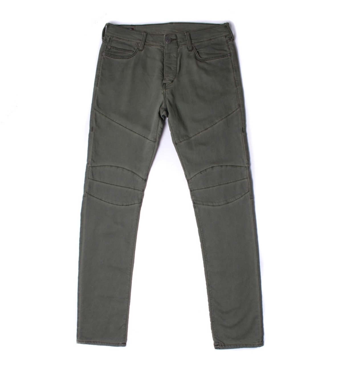 True Religion Men's Rocco Moto Skinny Fit Stretch Knit Jeans | Slim Fit Denim Pants for Casual Wear & Night Out | Comfortable & Stylish for Everyday Use