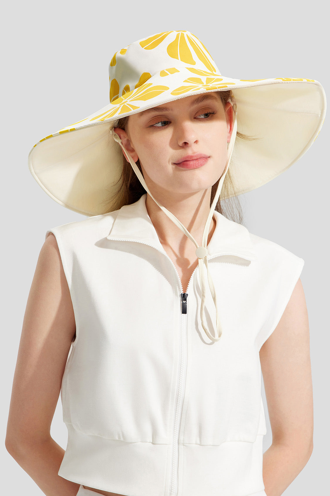 Flora Women's Reversible Sun Hat with Floral Design UPF50+ UV Protection - Perfect for Beach, Gardening & Outdoor Activities