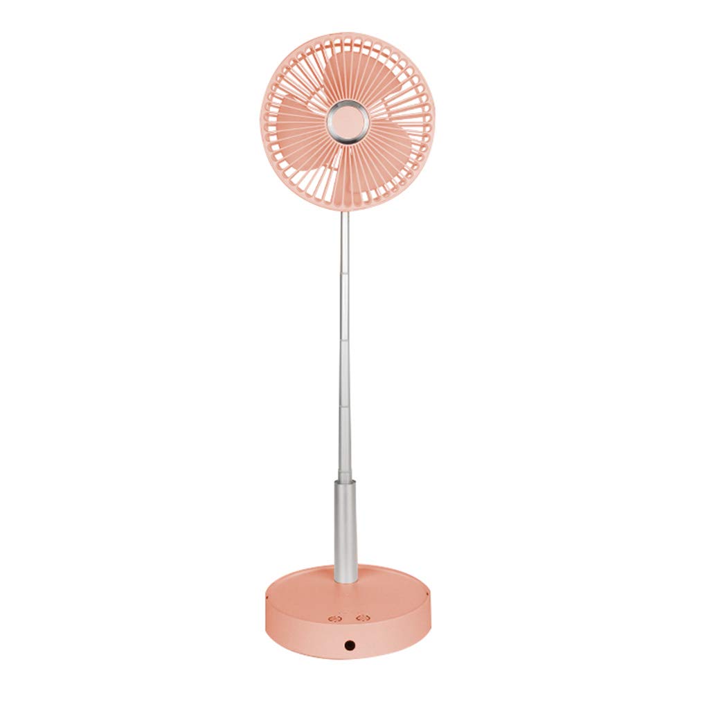 Portable USB Rechargeable Mini Desk Fan - 3 Speed Adjustable, Quiet Operation, Telescopic & Foldable Design for Office, Home, Dorm Room | Energy Efficient Personal Cooling Fan for Work, Study & Travel