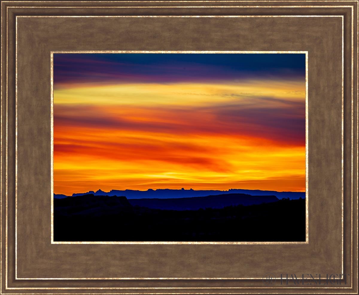 Stunning Desert Sunset at Arches National Park Utah - Perfect Wall Art for Home & Office Decor | Nature Photography Print for Living Room, Bedroom, or Gift