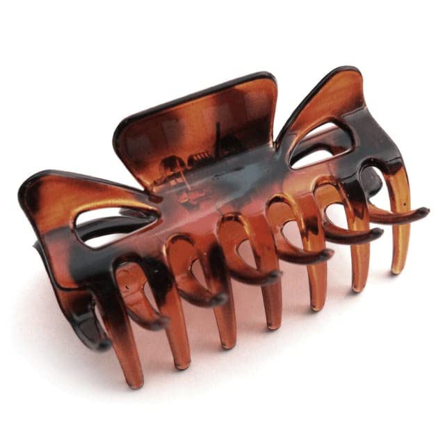 Basicare Non-Slip Butterfly Claw Clip for Women & Girls - Strong Hold Hair Clip for Thick & Thin Hair - Stylish Medium Shell Hair Accessory - Perfect for Work, School & Everyday Hairstyles