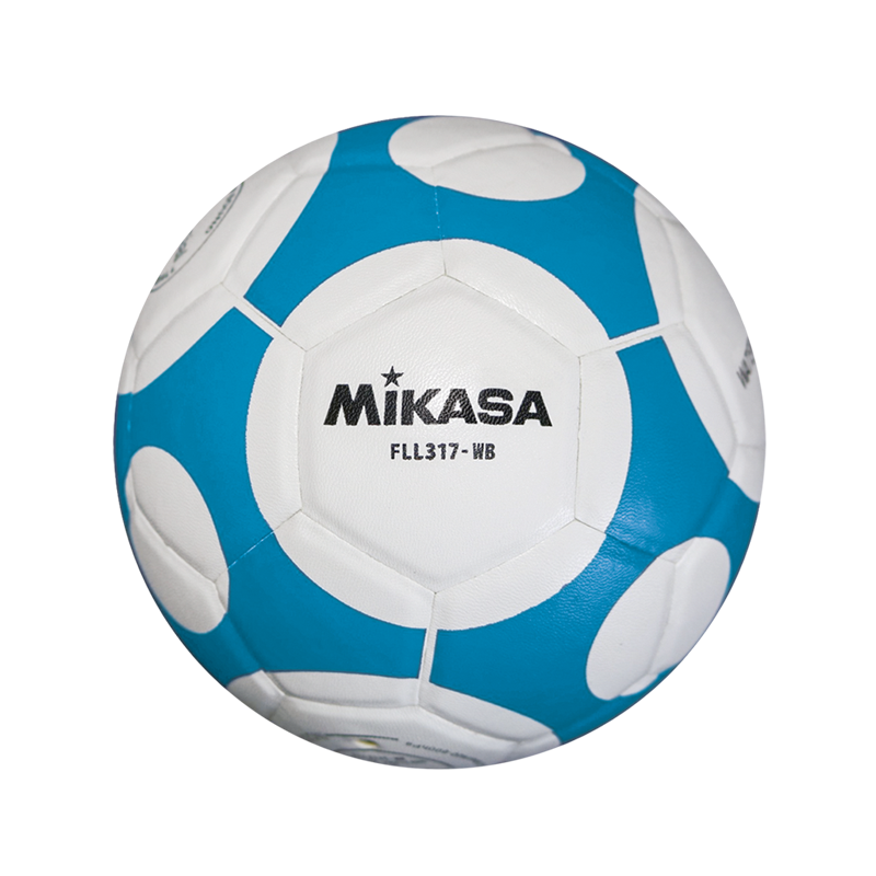 Mikasa SWL317 Futsal Soccer Ball - Official Size Blue & White for Indoor & Outdoor Training, Games, and Tournaments