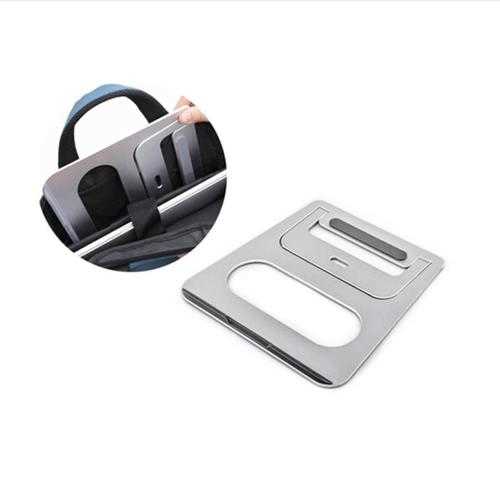 Cooskin Universal Folding Laptop Stand - Aluminum Alloy Adjustable Computer Stand with Cooling Function for MacBook, iPad, Tablet - Perfect for Home Office, Gaming & Travel Use